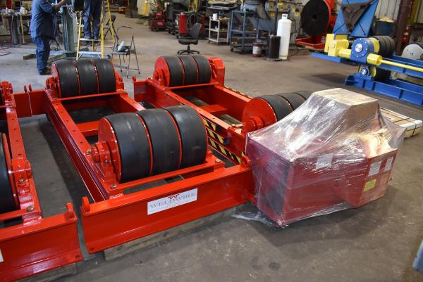 120 Ton, WeldWire #WWRD-120 / WWRI-120, turning rolls, 240000 lb., hand pendant controller - Image 4