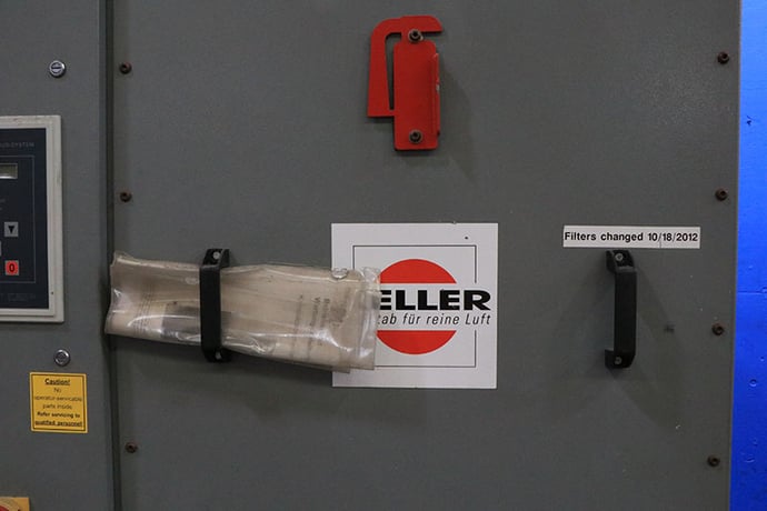 Keller #L-CUT-1-P2, dust extraction unit, Thermal Process fltration, 2007 - Image 5