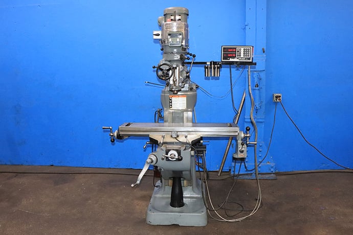 Bridgeport #Series-I, variable speed vertical mill, 9" x42" tbl., 2 HP, 36" X, 12" Y, 16" Z, R-8, Trak 2-Axis - Image 1