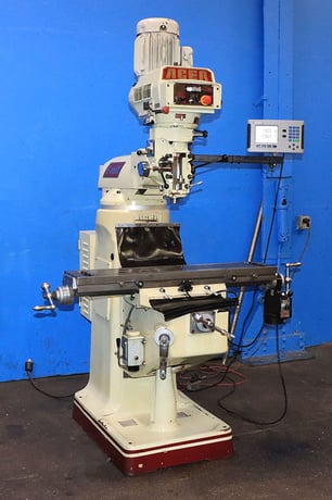 Acer #EVS-3VS, electronic variable speed vertical mill, 9" x42" tbl., 3 HP, 28" X, 12" Y, 5" Z, 60-4500 RPM - Image 2