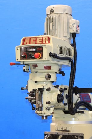Acer #EVS-3VS, electronic variable speed vertical mill, 9" x42" tbl., 3 HP, 28" X, 12" Y, 5" Z, 60-4500 RPM - Image 4