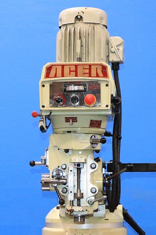 Acer #EVS-3VS, electronic variable speed vertical mill, 9" x42" tbl., 3 HP, 28" X, 12" Y, 5" Z, 60-4500 RPM - Image 5