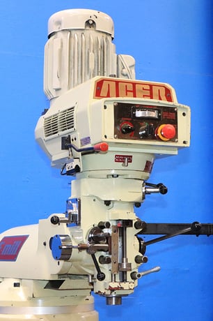 Acer #EVS-3VS, electronic variable speed vertical mill, 9" x42" tbl., 3 HP, 28" X, 12" Y, 5" Z, 60-4500 RPM - Image 6