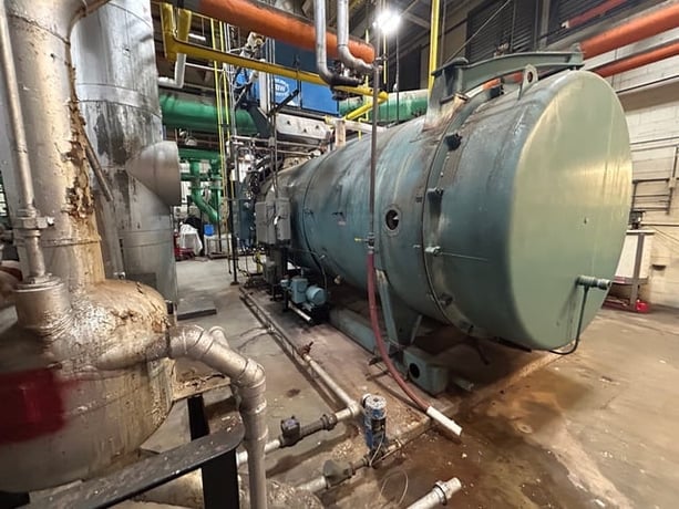 350 HP Cleaver-Brooks #CBI-200-350-150, Firetube Steam Boiler, Natural gas, 150 PSI, 97.5 GPM, 2000 - Image 4