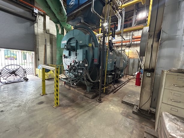 350 HP Cleaver-Brooks #CBI-200-350-150, Firetube Steam Boiler, Natural gas, 150 PSI, 97.5 GPM, 2000 - Image 7