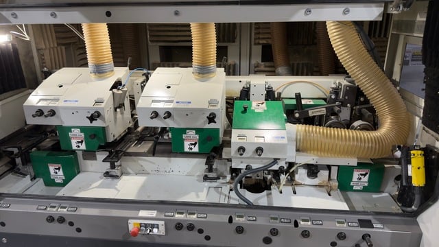 Weinig #Powermat-1200, Moulder, 6-head, 9" Capacity, 115 FPM, Infeed - Image 2