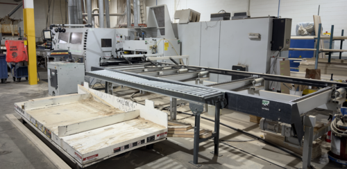 Weinig #Powermat-1200, Moulder, 6-head, 9" Capacity, 115 FPM, Infeed - Image 3