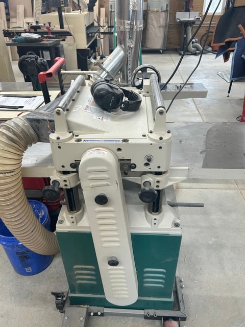 Grizzly #G1021Z, Helical Head Planer, 15" Capacity, 3 HP, 2023 - Image 4