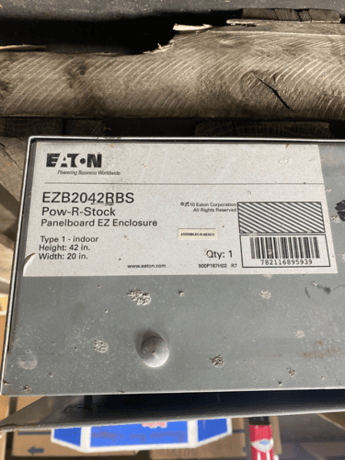 225 Amps. Eaton #EZB2042RBS, Pow-R-Stock PRL2X Panelboard, Nema 1, 480Y/277V, 3PH, 4W - Image 4