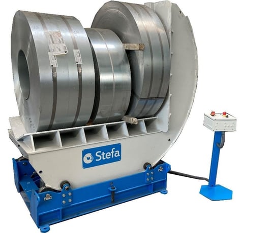 16,535 lb. Stefa #VDB7.5, Coil Tilter/Upender, 59.06" max coil diameter, 25 seconds/90° turn, 480 Volt, 3PH - Image 1