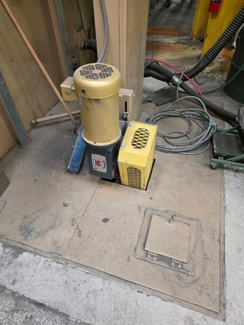 192" wide x 144" H x 432" L ABS, Walk-In Abrasive Blast Room, dust collector, 2021 - Image 8
