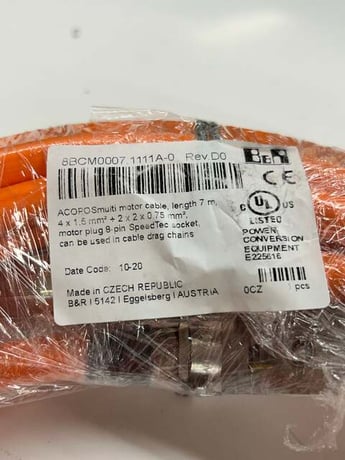 b & r automation acopos multi motor cable, 4x 1.5 mm2, 8-Pin SpeedTec - Image 3