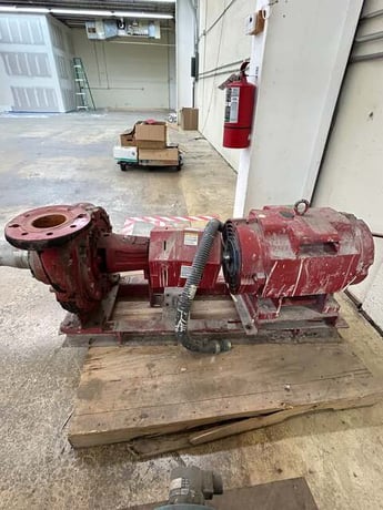 Bell & Gossett e-1510 SSF End Suction Pump Assembly - 50 HP, 1800 RPM, Base Mounted - Image 3