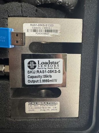Loadstar Sensors S-Beam Load Cell Kit RAS1-05KS-S 5,000 Lb Capacity 16-Bit - Image 2
