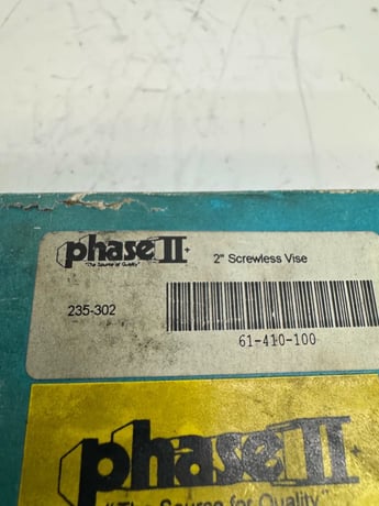 Phase II Precision Screwless Vise 235-302 | 2 in. Jaw Width, 0 to 3.15 in. Jaw Opening - Image 2