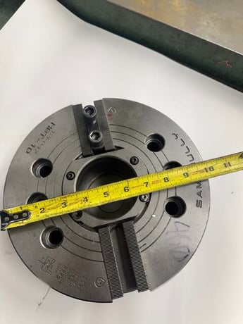 Samchully 4-Jaw Hydraulic Power Chuck HST-10 | 10 In. Chuck Diameter - Image 6