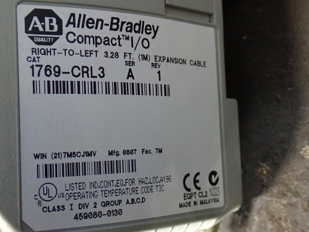 Allen Bradley #1769-CRL3, Right To Left Bus Expansion Cable (2 available) - Image 6