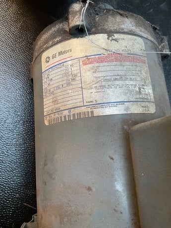 3/4 HP 1800 RPM General Electric Electric #5K36PN254, GE MOTORS 5K36PN254 3/4 3PH 575V 1800 TEFC MOTOR - Image 1
