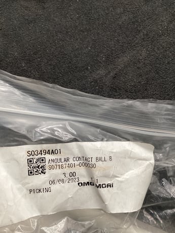 DMG Mori Seiki #2A-BST20X47-081221, ANGULAR CONTACT BEARING, NEW - Image 2