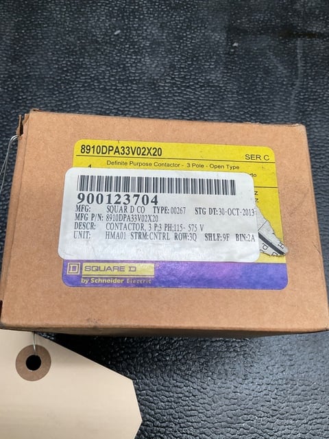 Square D #8910DPA33V02X20, 3P 30A CONTACTOR, NEW - Image 1