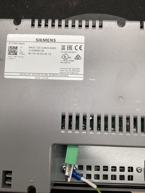 Siemens #6AV2 123-2JB03-0AX0, 6AV2123-2JB03-0AX0 KTP900 BASIC HMI - Image 3