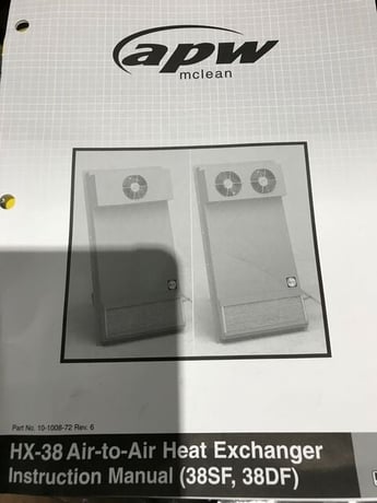 Apw Mclean #HX-38, PANEL AIR CONDITIONER / ENCLOSURE COOLER, NEW - Image 3