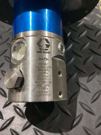 Graco #244734, HIGH PRESSURE FLUID REGULATOR 6000 PSI 3/8 NPT - Image 2