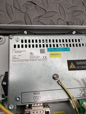 Siemens #6ES7292-0AA50-0AA0, Simatic S7-1200 EMS400S Display - Image 4