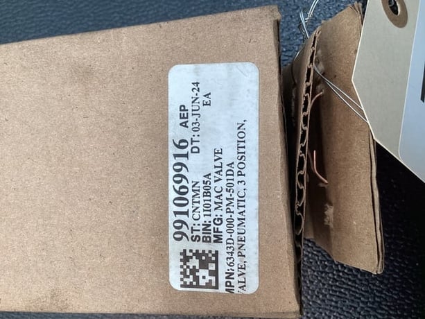MAC Valves #6343D-000-PM-501DA, MAC 6343D-000-PM-501DA 4-WAY SOLENOID VALVE 24VDC, NEW - Image 7