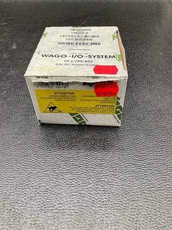 WAGO #750-602, I/O System 24V DC Power Supply Module, NEW (10 available) - Image 2