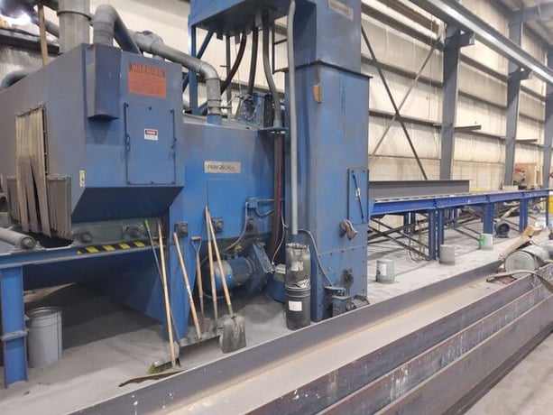 Pangborn #ES-1821-109, ES-1921-109 ROTOBLAST STRUCTURAL STEEL BLAST MACHINE - Image 5