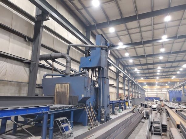 Pangborn #ES-1821-109, ES-1921-109 ROTOBLAST STRUCTURAL STEEL BLAST MACHINE - Image 9