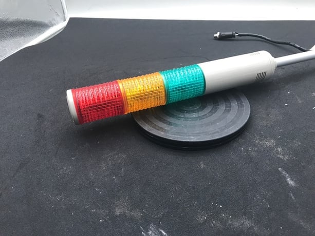 Qlightec #ST56LF-BZ-3, SIGNAL TOWER LIGHT 3-LAYER LED 24VDC BUZZER - Image 1
