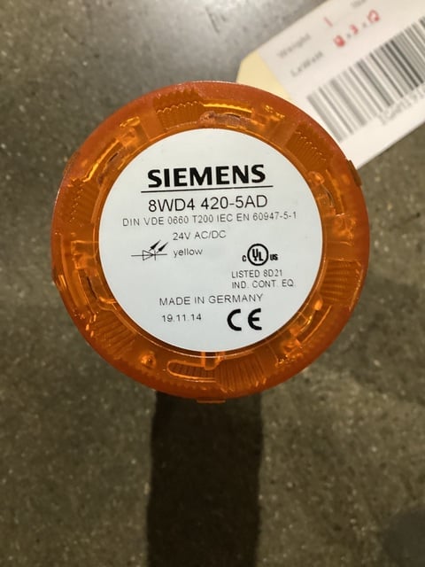 Siemens #8WD4 5-TIER STACKLIGHT, GREEN RED AMBER BLUE BLACK - Image 4
