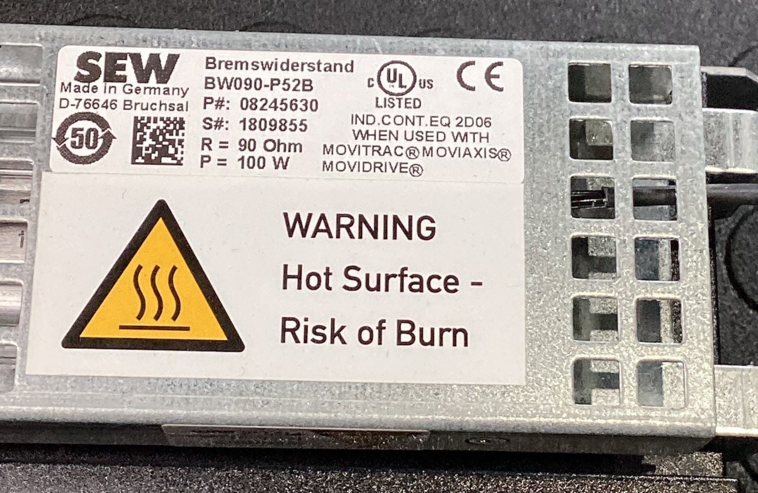 1.5kW SEW Eurodrive #MDX61B0014-5A3-4-0T, movidrive b frequency inverter 1.5k - Image 6