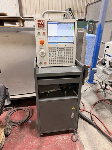 Haas #SR-3015, CNC Router, 118" x59" x7.1" travel, 10 HP, 18000 RPM, 8 tool, 5' x10' table, Haas CNC, dust - Image 5