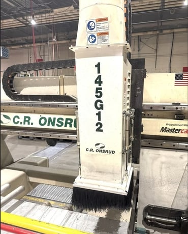 Onsrud #145G12, CNC Router, 5' x12' table, 12 HP, 24k RPM, 12 tool, 2150 hours, - Image 2