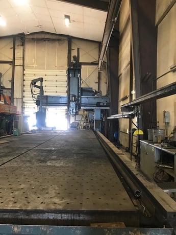 Cincinnati Milacron, CNC Bridge Mill, 430" X Travel, 120" Y Travel, 48" Z, 50" daylight, 128" centers, 10 HP - Image 5