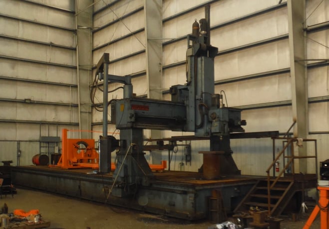 Cincinnati Milacron, CNC Bridge Mill, 430" X Travel, 120" Y Travel, 48" Z, 50" daylight, 128" centers, 10 HP - Image 8