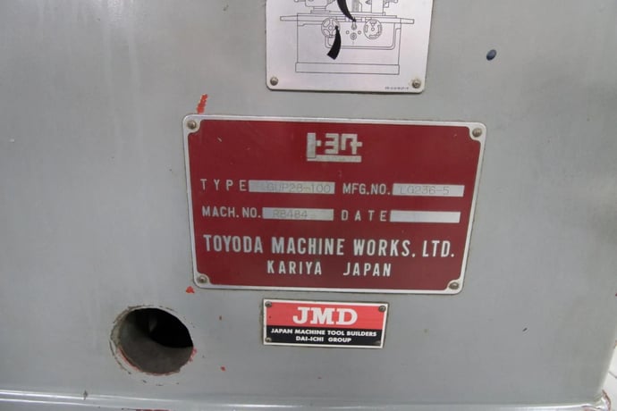 Toyoda #GUP 28-100, Cylindrical Grinder, 12" x 40" Capacity, Internal Attachment, 1984 - Image 8