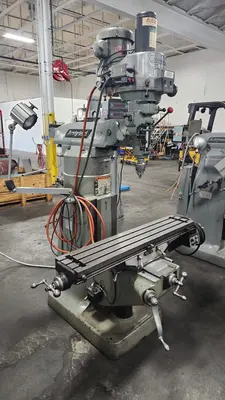 Bridgeport #Series 1, Knee Mill, 9" x 42" Table, 2 HP Variable Speed, R8 Spindle, digital read out - Image 2