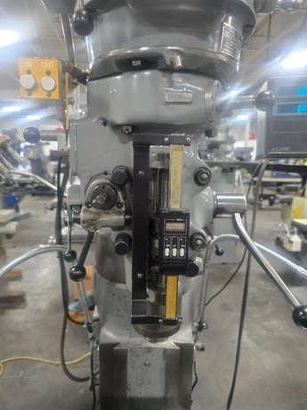 Bridgeport #Series 1, Vertical Mill, 1.5 HP, R-8 Spindle, 42" x 9" Table, 31" X/12" Y/16" Z, 1986 - Image 5
