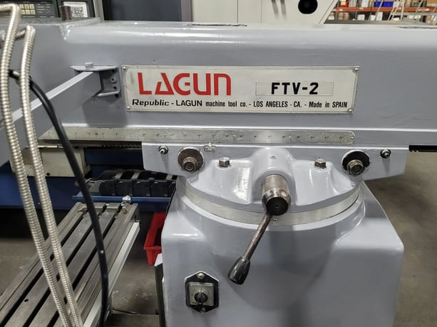 Lagun Republic-Lagun #FTV-2, Vertical Mill, Variable Speed, X-Axis Power Feed, 3 HP - Image 2