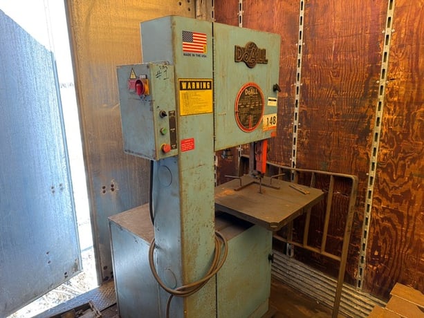 Doall #2013-V, Vertical Band Saw, 20" Throat, 13" Height, 2 HP, 26" x 26" Table - Image 1