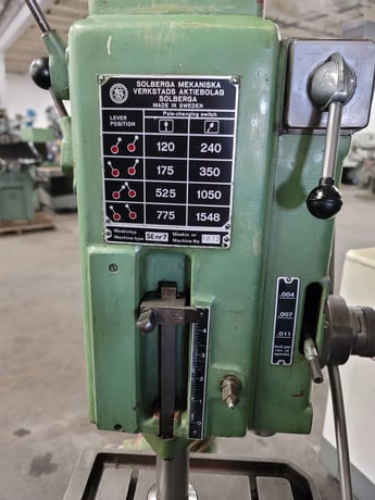 Solberga #SE NR7, 22" Geared Head Drill Press - Image 10