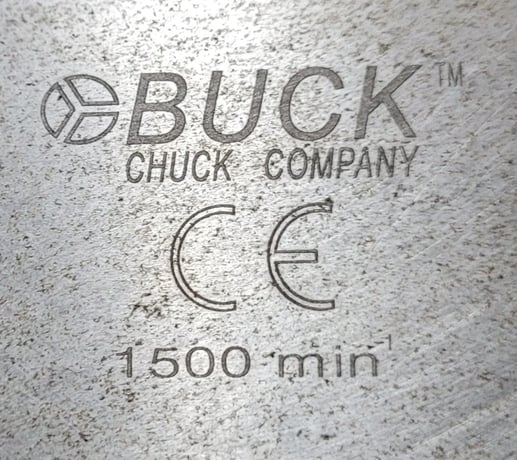 Buck #AT123RC, 12" 3-Jaw Lathe Chuck, AT Manual - Image 3