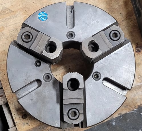 SCA 12" 3-Jaw Chuck, D1-8 Mount - Image 3