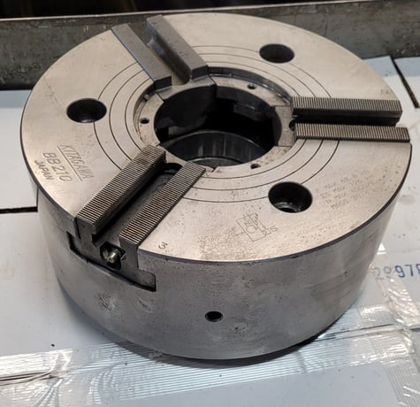 Kitagawa #BB210, 10" 3-Jaw Hydraulic Chuck, Max Speed 4500 RPM - Image 2
