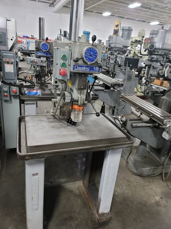 Clausing #1685, 15" Drill Press, Variable Speed, Production Table - Image 4