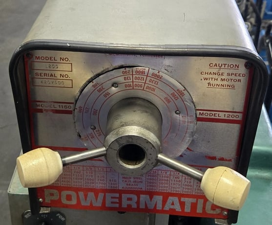 Powermatic #1200, 20" Variable Speed Floor Model Drill Press with Power Down Feed - Image 4